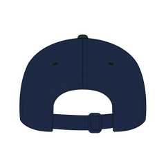 OTTO 27-015 6 Panel Mid Profile Baseball Cap - Dk.Grn/Nvy - Dk.Grn/Nvy / 6 1/2’’ - 7 5/8’’