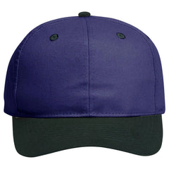 OTTO 27-015 6 Panel Mid Profile Baseball Cap - Dk.Grn/Nvy - Dk.Grn/Nvy / 6 1/2’’ - 7 5/8’’