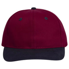 OTTO 27-015 6 Panel Mid Profile Baseball Cap - Nvy/Burg.Marn - Nvy/Burg.Marn / 6 1/2’’ - 7 5/8’’