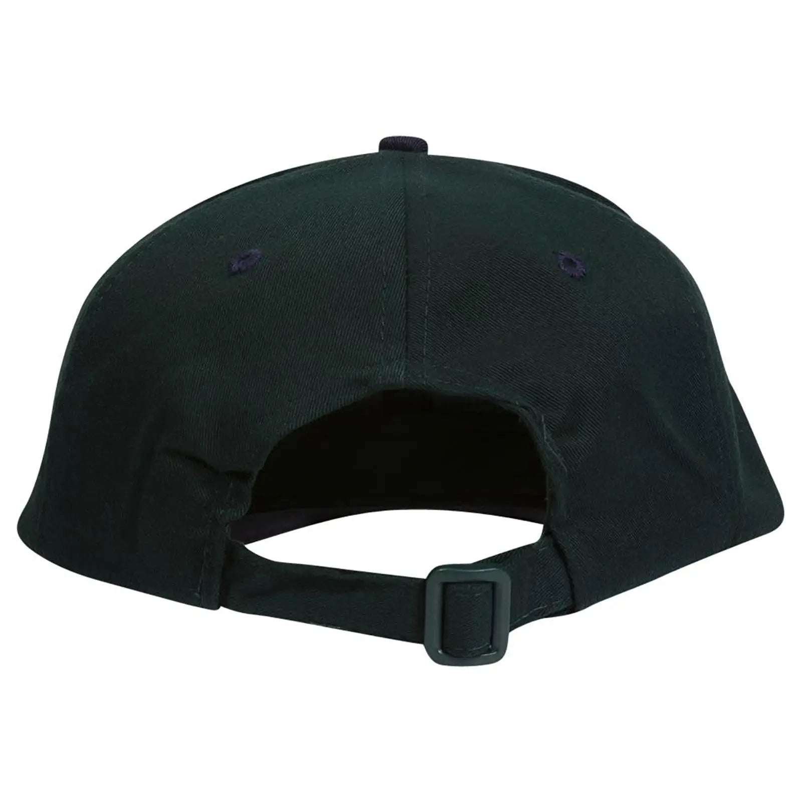 OTTO 27-015 6 Panel Mid Profile Baseball Cap - Nvy/Dk.Grn - Nvy/Dk.Grn / 6 1/2’’ - 7 5/8’’