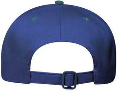 OTTO 27-015 Brushed Cotton Twill Pro Style Structured Firm Front Panel Cap - Dark Green Navy - Forest Navy / One Size