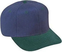 OTTO 27-015 Brushed Cotton Twill Pro Style Structured Firm Front Panel Cap - Dark Green Navy - Forest Navy / One Size