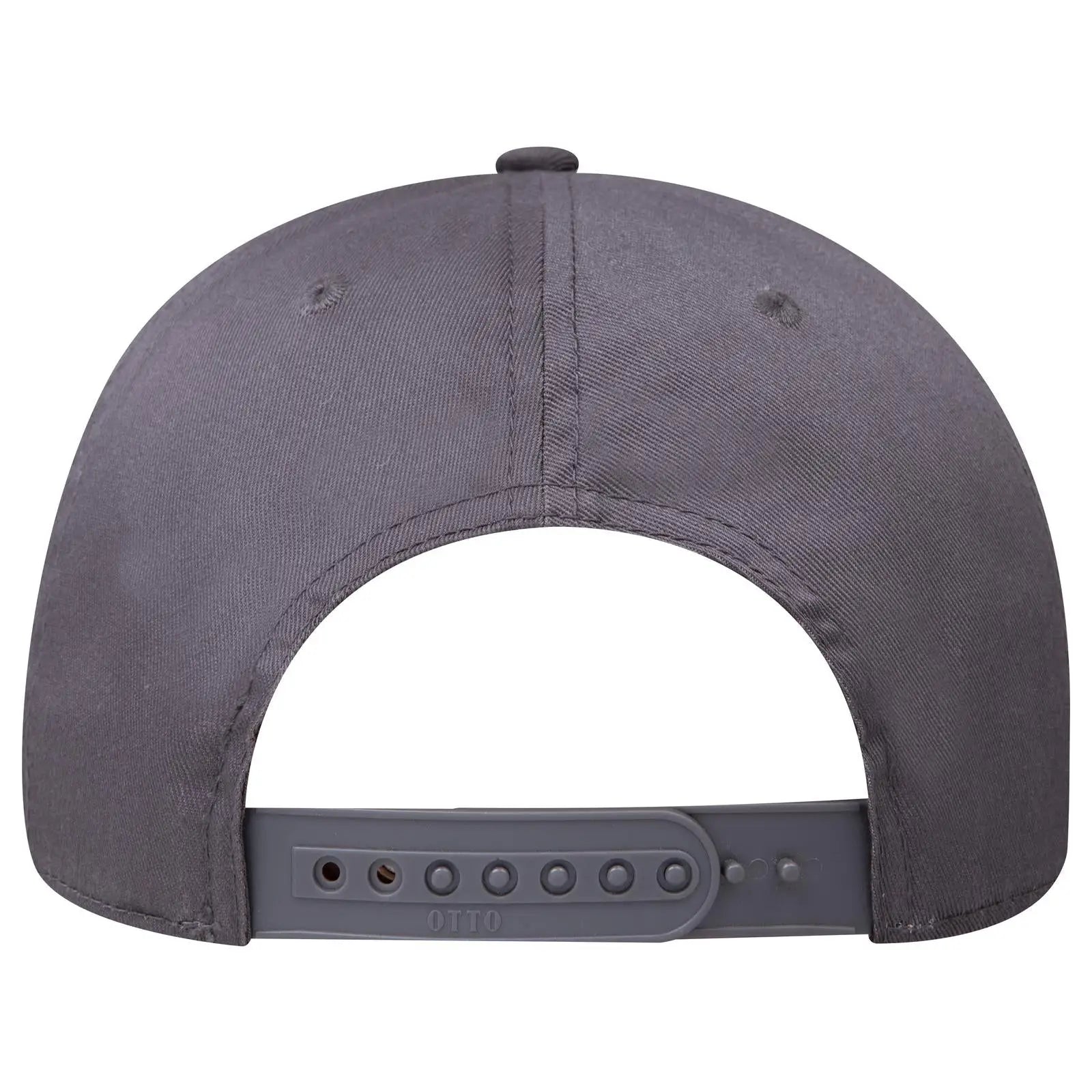 OTTO 27-079 6 Panel Mid Profile Baseball Cap - Char. Gray - Char. Gray / 6 1/2’’ - 7 5/8’’