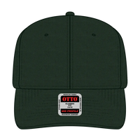 OTTO 27-079 6 Panel Mid Profile Baseball Cap - Dk. Green - Dk. Green / 6 1/2’’ - 7 5/8’’