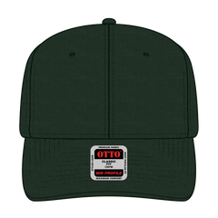 OTTO 27-079 6 Panel Mid Profile Baseball Cap - Dk. Green - Dk. Green / 6 1/2’’ - 7 5/8’’