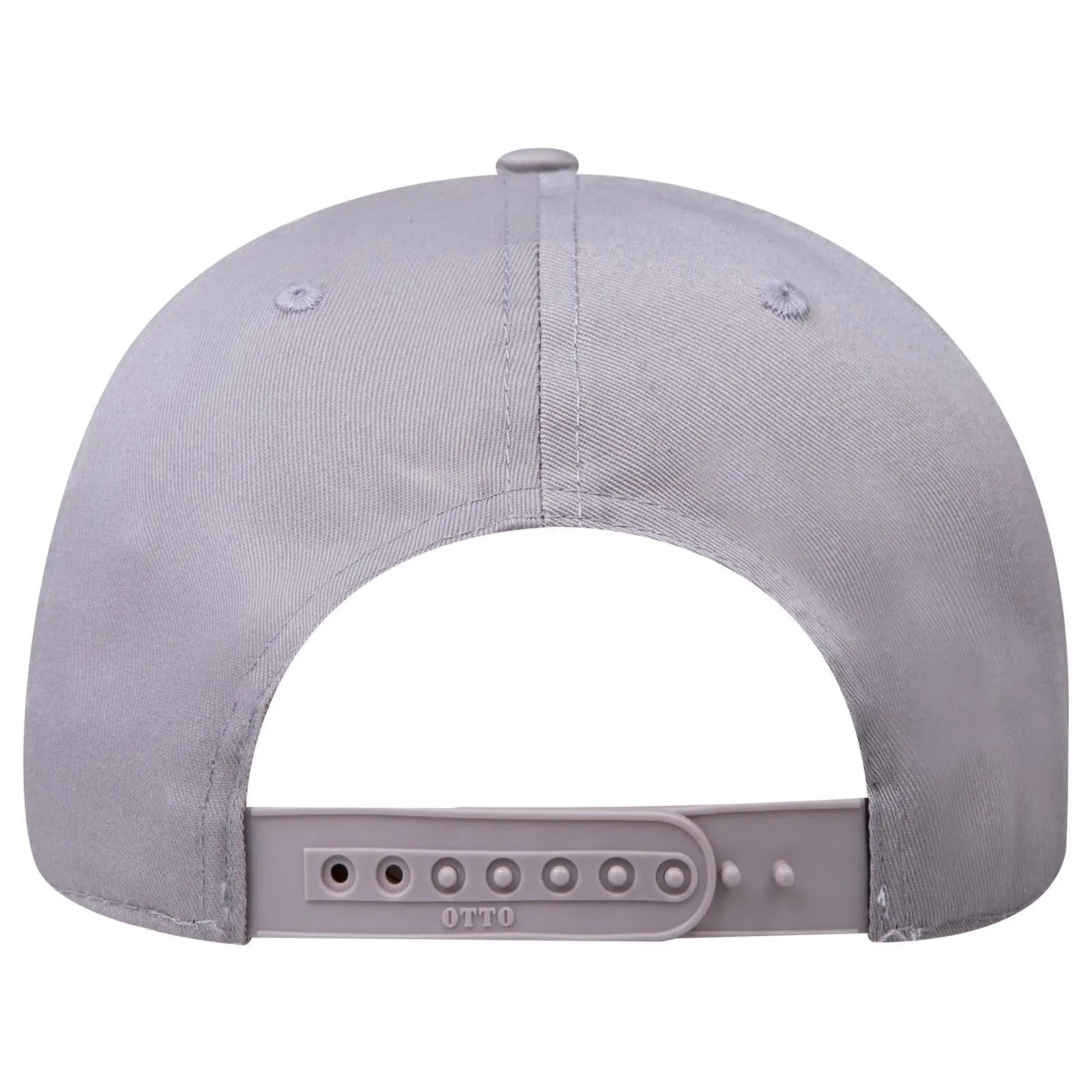 OTTO 27-079 6 Panel Mid Profile Baseball Cap - Gray - Gray / 6 1/2’’ - 7 5/8’’