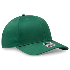 OTTO 27-079 6 Panel Mid Profile Baseball Cap - Kelly - Kelly / 6 1/2’’ - 7 5/8’’