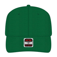 OTTO 27-079 6 Panel Mid Profile Baseball Cap - Kelly - Kelly / 6 1/2’’ - 7 5/8’’