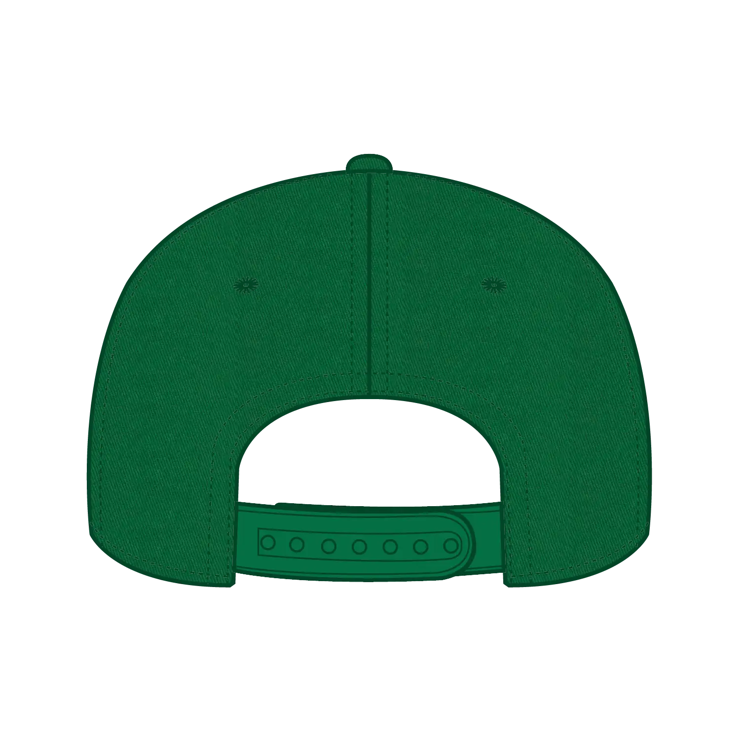 OTTO 27-079 6 Panel Mid Profile Baseball Cap - Kelly - Kelly / 6 1/2’’ - 7 5/8’’