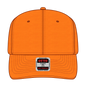 OTTO 27-079 6 Panel Mid Profile Baseball Cap - N. Orange - N. Orange / 6 1/2’’ - 7 5/8’’