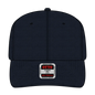 OTTO 27-079 6 Panel Mid Profile Baseball Cap - Navy - Navy / 6 1/2’’ - 7 5/8’’