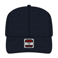 OTTO 27-079 6 Panel Mid Profile Baseball Cap - Navy - Navy / 6 1/2’’ - 7 5/8’’