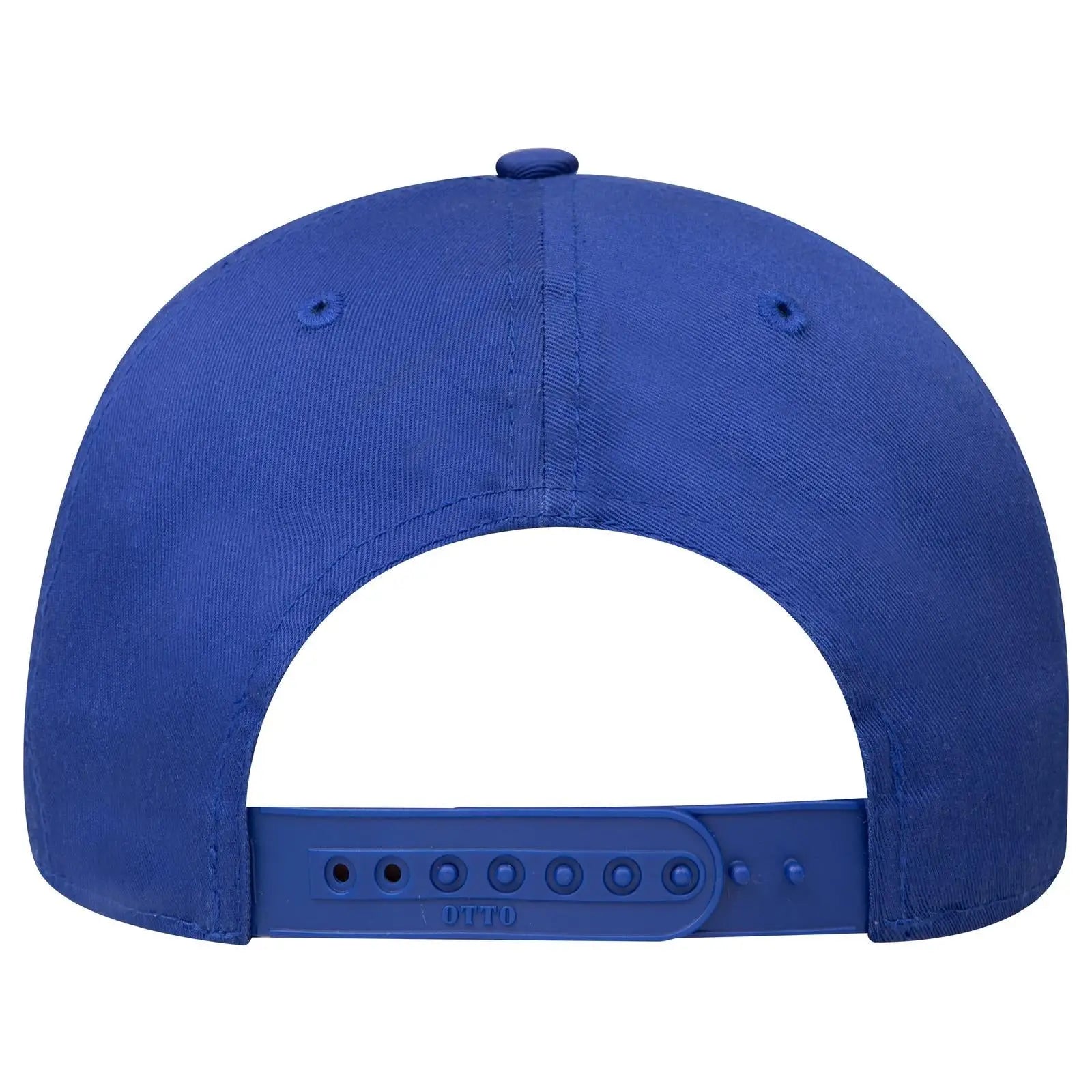 OTTO 27-079 6 Panel Mid Profile Baseball Cap - Royal - Royal / 6 1/2’’ - 7 5/8’’
