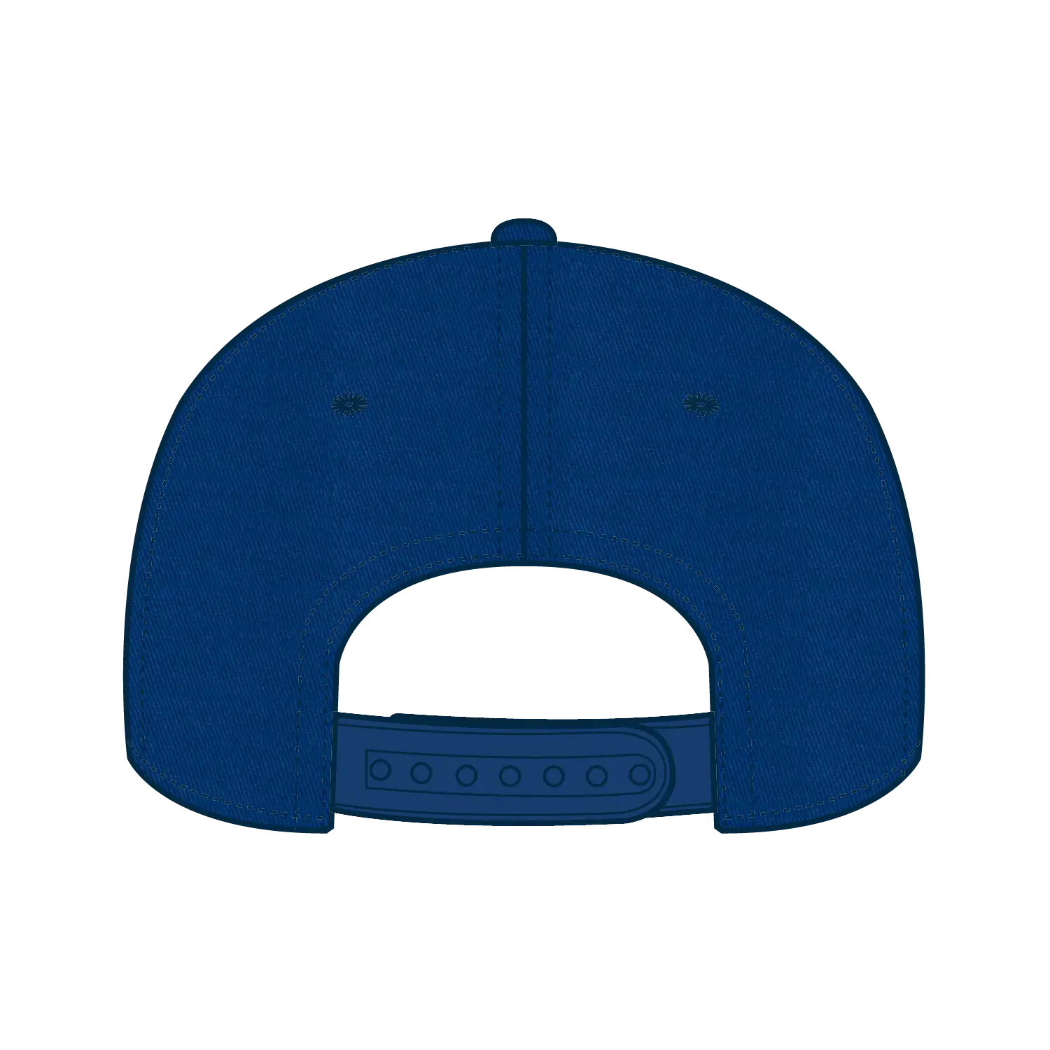 OTTO 27-079 6 Panel Mid Profile Baseball Cap - Royal - Royal / 6 1/2’’ - 7 5/8’’