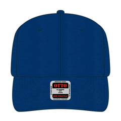 OTTO 27-079 6 Panel Mid Profile Baseball Cap - Royal - Royal / 6 1/2’’ - 7 5/8’’