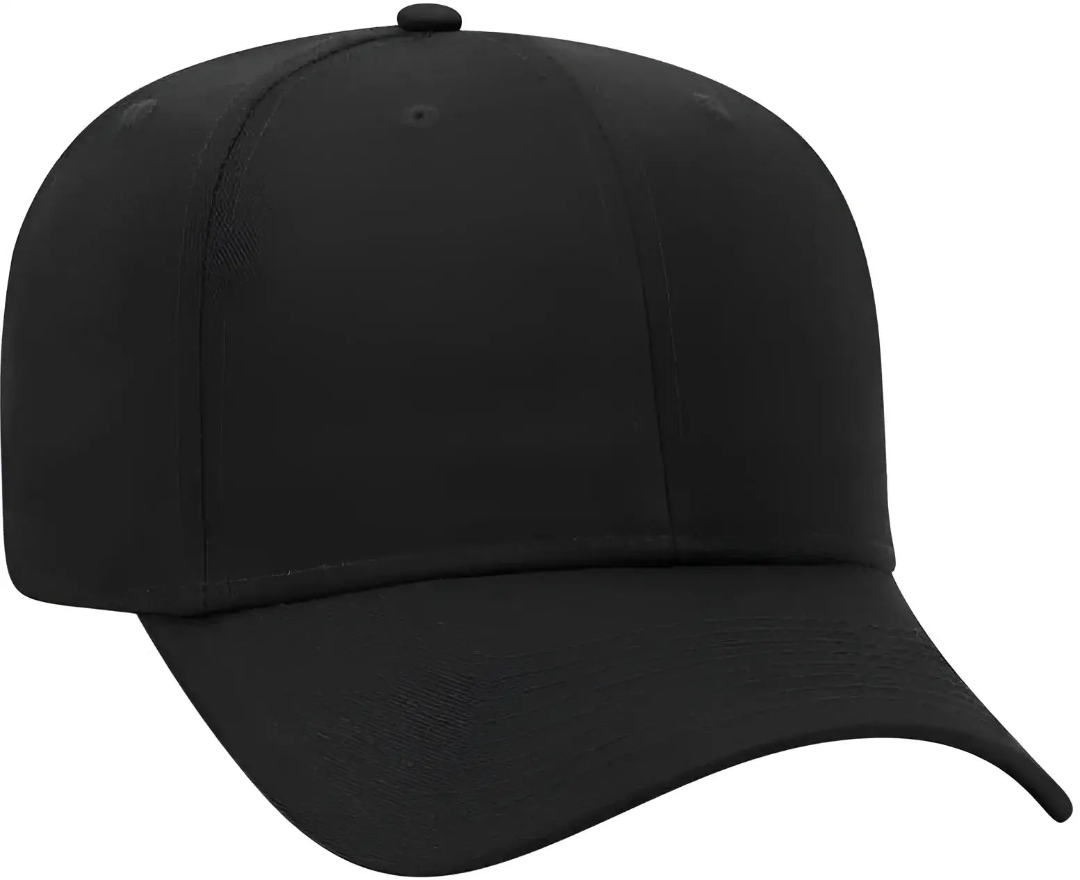 OTTO 27-079 Twill 8 Rows Stitching Pro Style Cap - Black - Black / One Size Fits Most