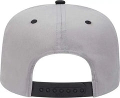 OTTO 27-079 Twill 8 Rows Stitching Pro Style Cap - Black Gray - Black Gray / One Size Fits Most