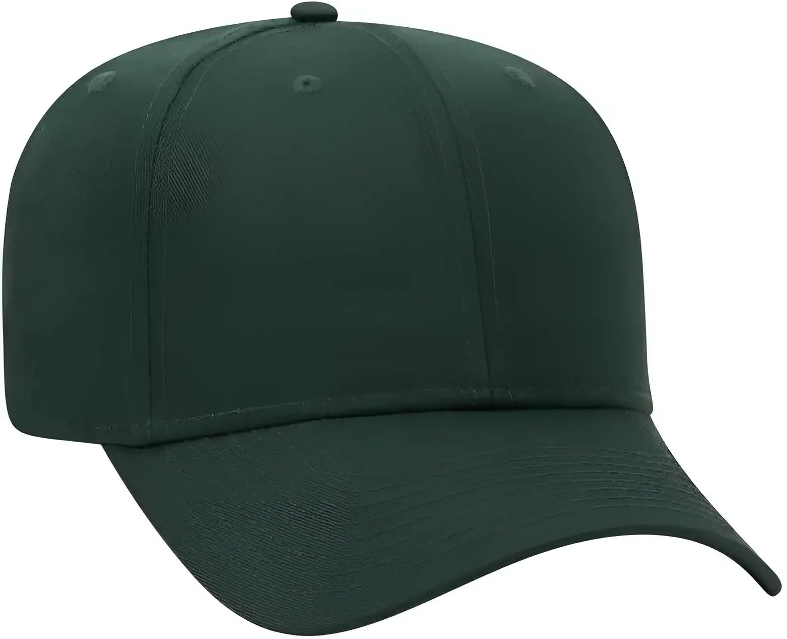 OTTO 27-079 Twill 8 Rows Stitching Pro Style Cap - Dark Green - Forest / One Size Fits Most