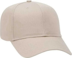 OTTO 27-079 Twill 8 Rows Stitching Pro Style Cap - Khaki - Khaki / One Size Fits Most