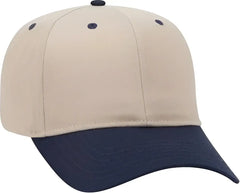 OTTO 27-079 Twill 8 Rows Stitching Pro Style Cap - Navy Khaki - Navy Khaki / One Size Fits Most