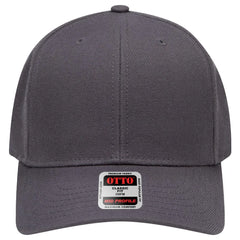 OTTO 27-210 6 Panel Mid Profile Baseball Cap - Char. Gray - Char. Gray / 6 1/2’’ - 7 5/8’’