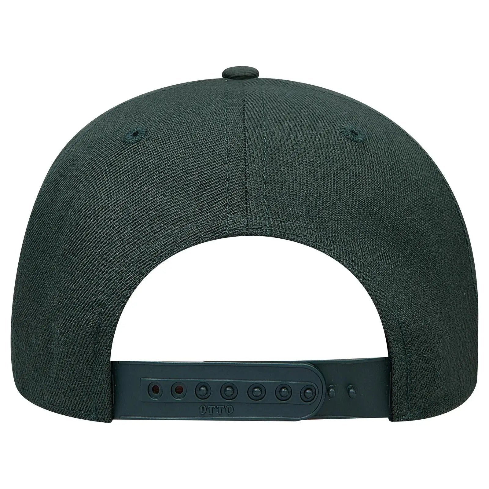 OTTO 27-210 6 Panel Mid Profile Baseball Cap - Dk. Green - Dk. Green / 6 1/2’’ - 7 5/8’’