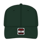 OTTO 27-210 6 Panel Mid Profile Baseball Cap - Dk. Green - Dk. Green / 6 1/2’’ - 7 5/8’’