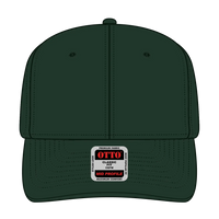 OTTO 27-210 6 Panel Mid Profile Baseball Cap - Dk. Green - Dk. Green / 6 1/2’’ - 7 5/8’’