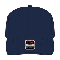 OTTO 27-210 6 Panel Mid Profile Baseball Cap - Navy - Navy / 6 1/2’’ - 7 5/8’’