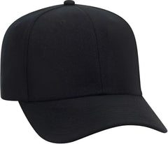 OTTO 27-210 Wool Pro Style Cap - Black - Black / One Size Fits Most