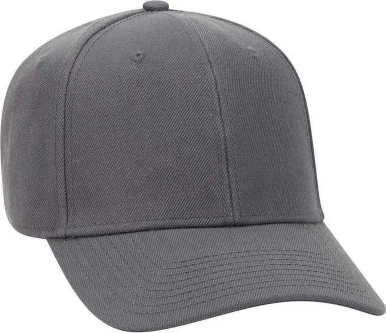 OTTO 27 210 Wool Pro Style Cap Charcoal Gray Dark Gray / One Size Fits Most