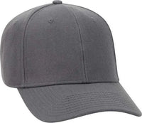 OTTO 27 210 Wool Pro Style Cap Charcoal Gray Dark Gray / One Size Fits Most