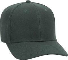 OTTO 27-210 Wool Pro Style Cap - Dark Green - Forest / One Size Fits Most