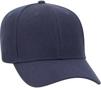 OTTO 27-210 Wool Pro Style Cap - Navy - Navy / One Size Fits Most
