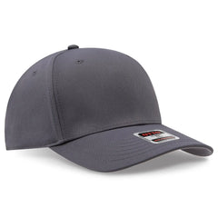 OTTO 270-1 Seamless 6 Panel Mid Profile Baseball Cap - Char. Gray - Char. Gray / 7 3/8’’ - 7 5/8’’