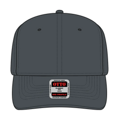 OTTO 270-1 Seamless 6 Panel Mid Profile Baseball Cap - Char. Gray - Char. Gray / 7 3/8’’ - 7 5/8’’