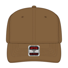 OTTO 270-1 Seamless 6 Panel Mid Profile Baseball Cap - Coyote Brown - Coyote Brown / 7 3/8’’ - 7 5/8’’