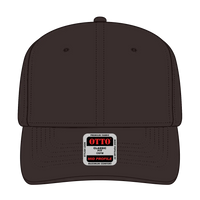 OTTO 270-1 Seamless 6 Panel Mid Profile Baseball Cap - Dk. Brown - Dk. Brown / 7 3/8’’ - 7 5/8’’