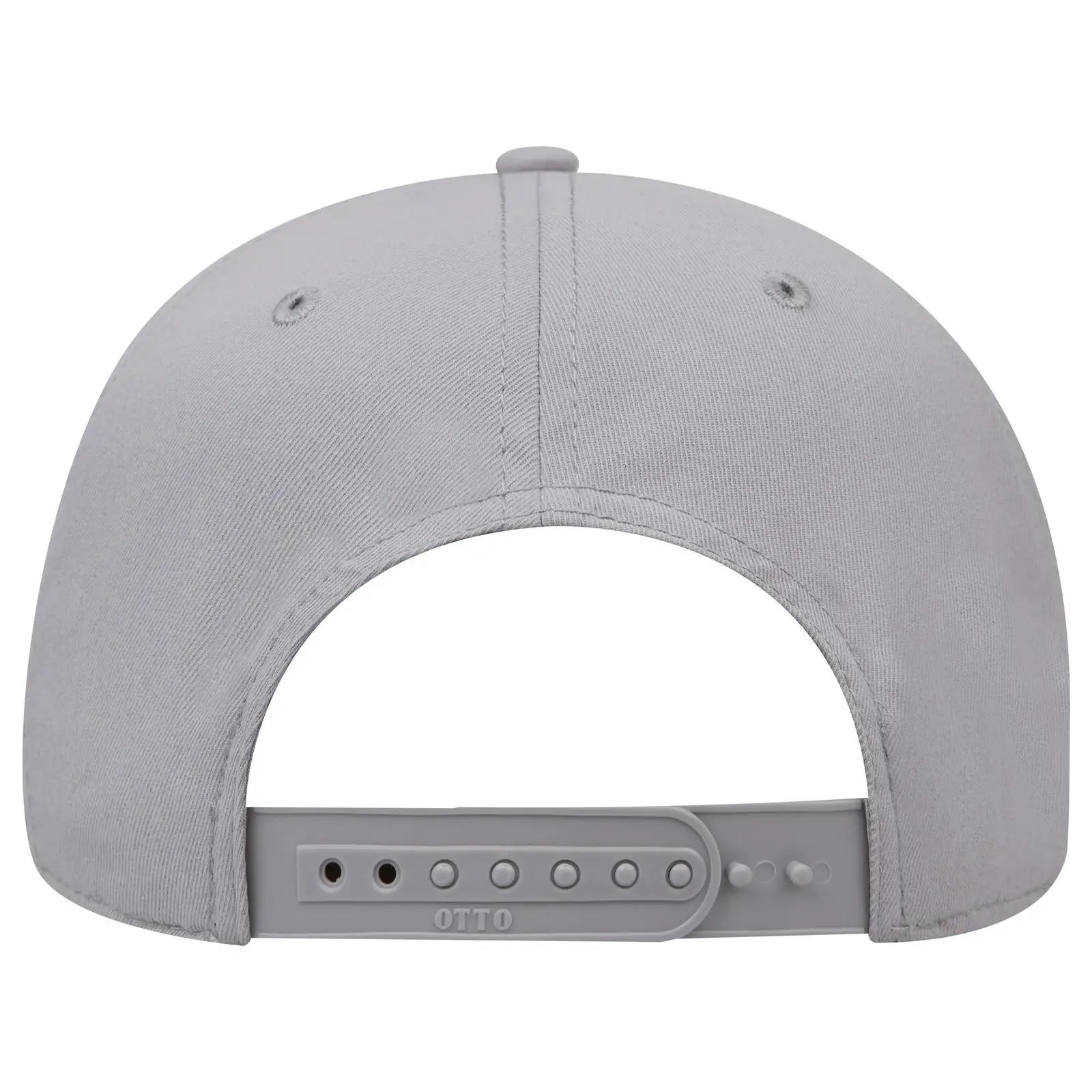OTTO 270-1 Seamless 6 Panel Mid Profile Baseball Cap - Gray - Gray / 7 3/8’’ - 7 5/8’’