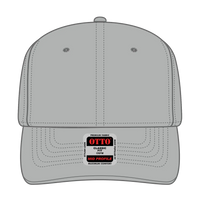 OTTO 270-1 Seamless 6 Panel Mid Profile Baseball Cap - Gray - Gray / 7 3/8’’ - 7 5/8’’