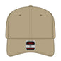 OTTO 270-1 Seamless 6 Panel Mid Profile Baseball Cap - Khaki - Khaki / 7 3/8’’ - 7 5/8’’