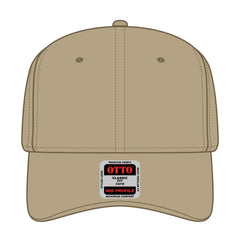 OTTO 270-1 Seamless 6 Panel Mid Profile Baseball Cap - Khaki - Khaki / 7 3/8’’ - 7 5/8’’