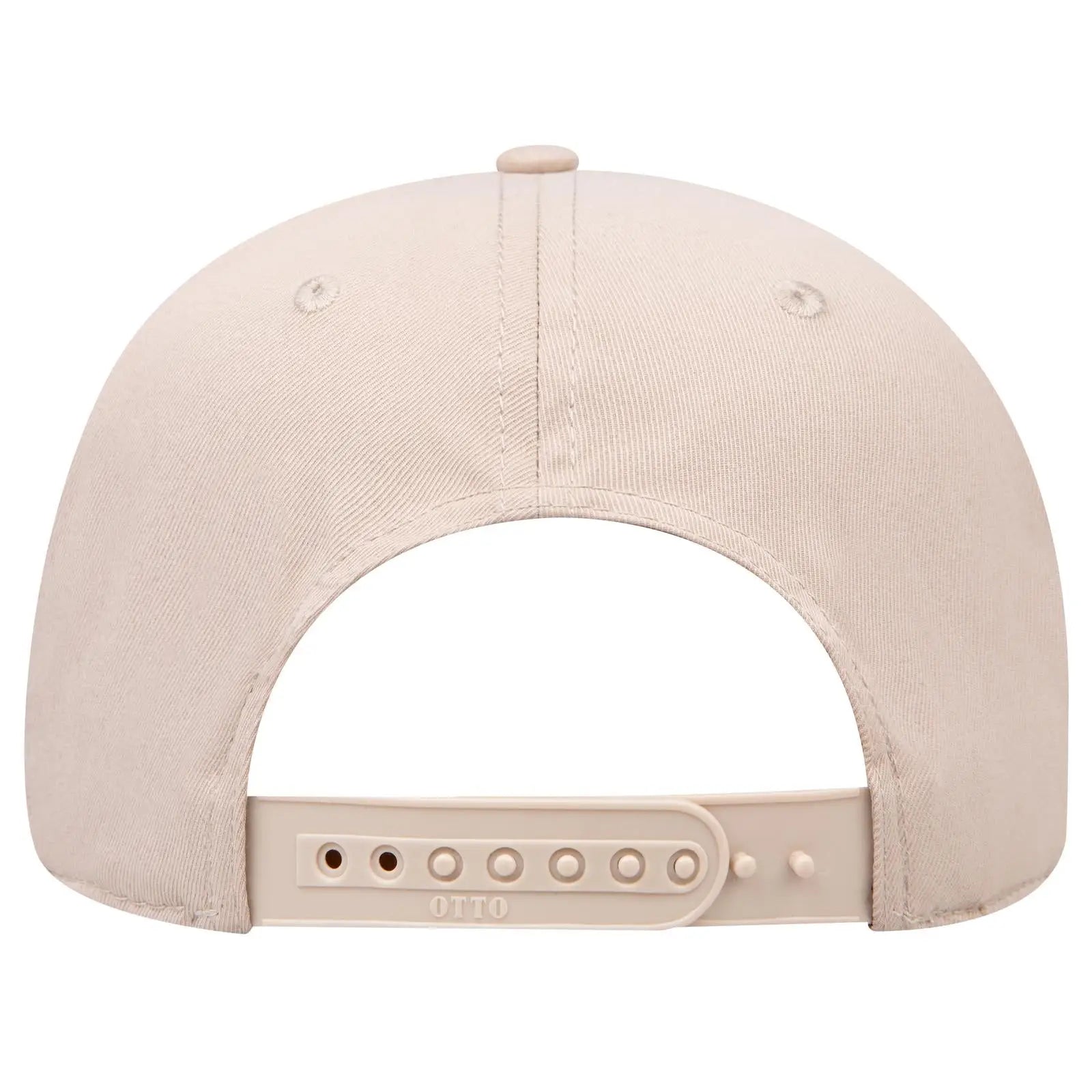 OTTO 270-1 Seamless 6 Panel Mid Profile Baseball Cap - Khaki - Khaki / 7 3/8’’ - 7 5/8’’