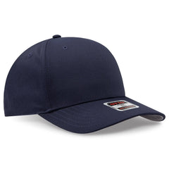 OTTO 270-1 Seamless 6 Panel Mid Profile Baseball Cap - Navy - Navy / 7 3/8’’ - 7 5/8’’