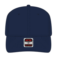 OTTO 270-1 Seamless 6 Panel Mid Profile Baseball Cap - Navy - Navy / 7 3/8’’ - 7 5/8’’