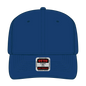 OTTO 270-1 Seamless 6 Panel Mid Profile Baseball Cap - Royal - Royal / 7 3/8’’ - 7 5/8’’