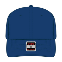 OTTO 270-1 Seamless 6 Panel Mid Profile Baseball Cap - Royal - Royal / 7 3/8’’ - 7 5/8’’