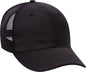 OTTO 30-1103 Promo Cotton Blend Twill Pro Style Mesh Back Trucker Hat - Black - Black / One Size Fits Most