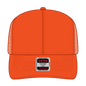 OTTO 30-287 6 Panel Mid Profile Mesh Back Trucker Cap - N. Orange - N. Orange / 6 1/2’’ - 7 5/8’’