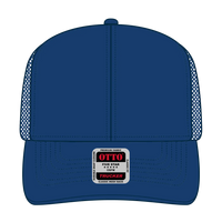 OTTO 30-287 6 Panel Mid Profile Mesh Back Trucker Cap - Royal - Royal / 6 1/2’’ - 7 5/8’’